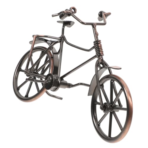 OFFIGAM レトロ鉄製チュア自転車模型 卓上装飾品 ヴィンテージ工芸品 ホームオフィス用 に