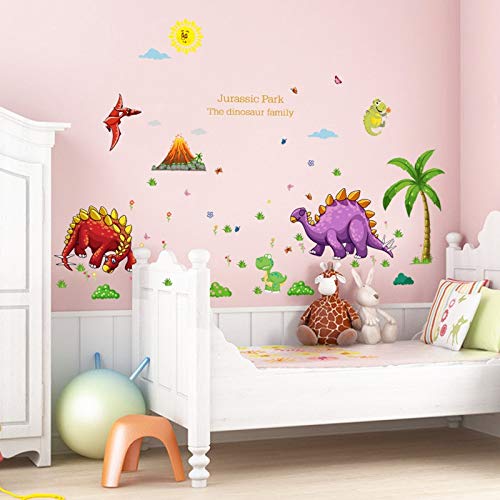Wall Stickers Sticker inosaur Wall Stickers Children Room Home ecor inosaur Vinyl Kids Room ecal Baby Room Nursery ecor