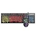 Produktbild Marvo Scorpion KM409 7 Colour Rainbow LED USB Gaming Keyboard & Mouse Set