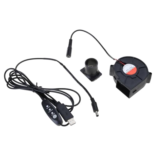 YUXITA Ventilador de barbacoa para cocinar al aire libre, soplador de aire de 5 V USB, grandes volúmenes de aire, fuelle de barbacoa para picnic y camping