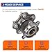 PAROD 512535 Rear AWD Wheel Hub Bearing Assembly Fit for 2014-2017 Nissan Juke, 2017-2019 Qashqai, 2014-2019 Rogue, 2014-2015 Rogue Select, 2017-2022 Rogue Sport