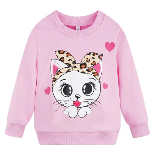 Image of RETSUGO Little Girls 2 Piece Clothing Sets Toddler Unicorn Sweatshirts and Leggings Cotton Fall Winter Casual Outfits 3-8T