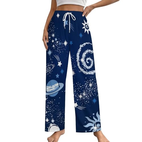 Pantalon de pyjama femme Planète Galaxie S : fini les bas de nuit sans poches et inconfortables