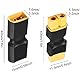 Xiatiaosann XT60 Stecker Weiblich Adapter Kupplung für Lipo Akku Battery Ladegerät Adapterkabel, Drohnenauto, XT60-Steckerbuchse ohne Kabelumwandlung, 4 Stück