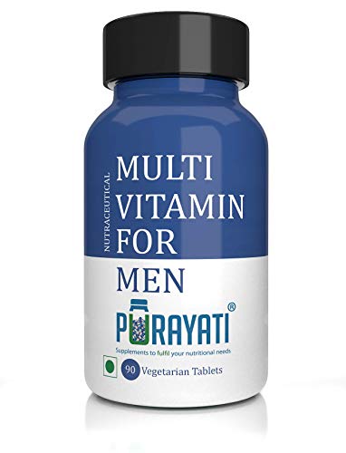 Purayati- Multivitamin for Men (90 vegetarian tablets) | With 23 Vital Nutrients | Boosts Immunity | Provides Stamina and Vitality | Multivitamin for Men Bodybuilding Purayati- Multivitamin for Men (90 vegetarian tablets) | With 23 Vital Nutrients | Boosts Immunity | Provides Stamina and Vitality | Multivitamin for Men Bodybuilding