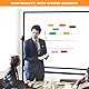 Magnetstreifen Beschreibbar Magnete 80x30 Magnetschilder zum Beschriften Bunt Beschreibbare Magnete Magnetetiketten für Whiteboard 45 Stück