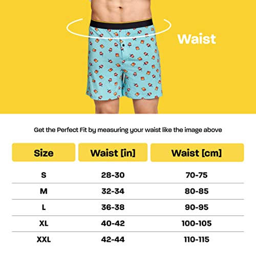 Image of Bummer Micro Modal Boxer Shorts for Men - Ultra Soft & Breathable, 3 Times Softer Than Cotton, Anti-Bacterial, Stretchable for Ultimate Comfort & Style, Pack of 1 (A Shark Tank Product)