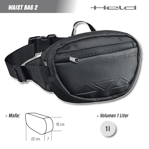 Riñonera para moto impermeable que soluciona la falta de espacio con bolsillo interior 4