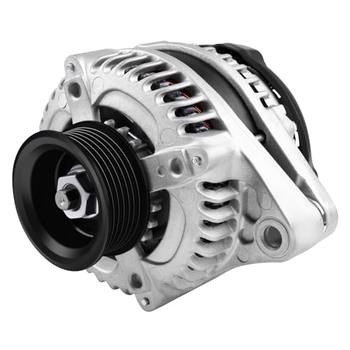 SCITOO 11099 Alternator fit for Acura TL 2006-2008 MDX RL for Honda for Odyssey 2007 for Pilot Ridgeline 2007-2008 3.2L 3.5L 3.7L 130A S6 12V 130Amp CW 31100-RDJ-A01 AND0339 11150 11151
