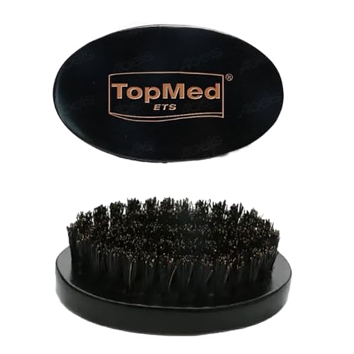 Portable Black Soft Bristle Hair Beard Brush