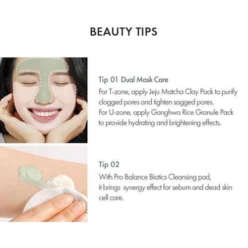 leegeehaam Dr.Ceuracle Jeju Island Matcha Clay Pack (115g / 4.05 oz) - Wash-Off Type Clay Facial Mask Pack for Cleansing Pore and Detoxifying Dull Skin - Image 5