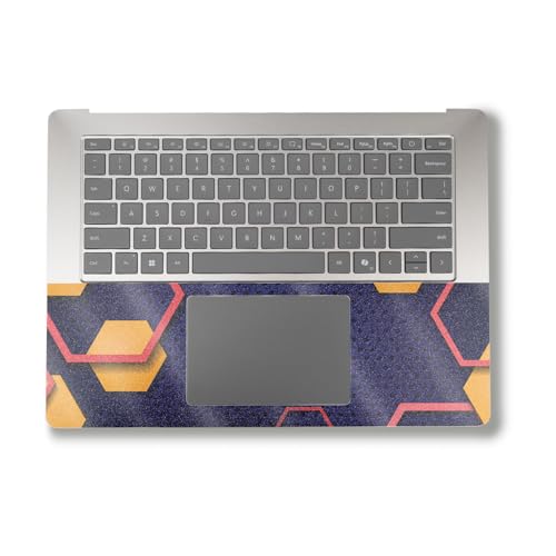 Image of Glossy Glitter Laptop Skin Compatible with Alienware M18 R2 (2024) - Complimentary Hex - Premium 3M Vinyl Protective Wrap Decal Cover - Easy to Apply | Crafted in The USA by MightySkins