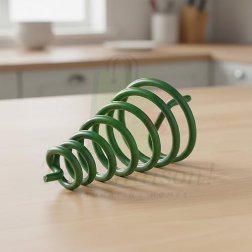Image of Vastu Green Cone Anti-clockwise Spring for East Used to Enhance the Energy of Air Element |Size- 1.5Inch Approx (Pack of 9)