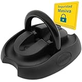 KOHLBURG anclaje de seguridad suelo y pared nivel de seguridad más alto, anclaje moto scooter e‑bike y bicicleta con arco de 14 mm en acero templado – antirrobo bici para pared y suelo sótano y garaje