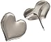 Creative Impressions Metal Paper Fasteners 50/Package, Silver Hearts