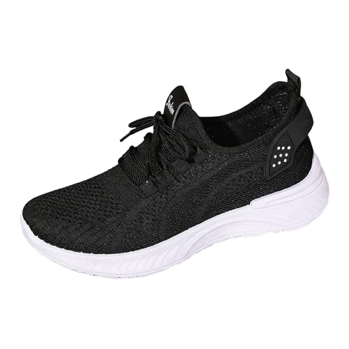 Chaussures de marche femme en maille noire baskets de marche légères 39.5