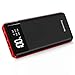 Power Bank 25000mAh Huge Capacity BCM Portable Charger Battery Pack Backup Battery Power Pack Dual Inputs 3 Output Ports with Intelligent LCD Compatible Smartphone, Tablet and More