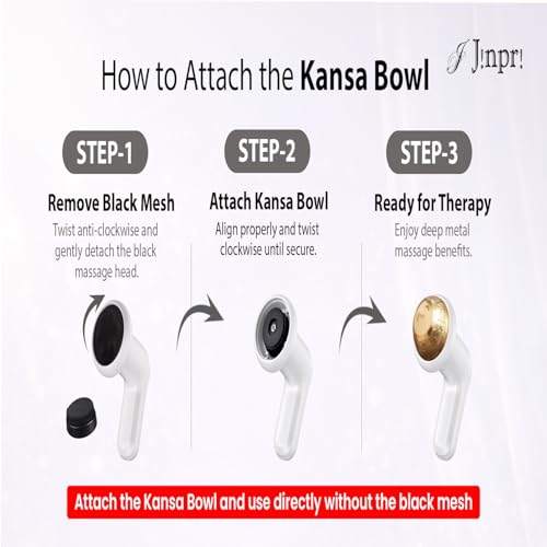 Image of Kansa Foot & Body Massager with 5 Interchangeable Heads | Ayurvedic Deep Tissue Pain Relief | Handheld Massage Tool for Foot, Neck, Back & Shoulder | Relaxation & Circulation Booster