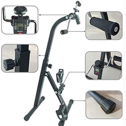 Ejercitador portátil plegable para piernas y brazos con monitor LCD miniatura 7