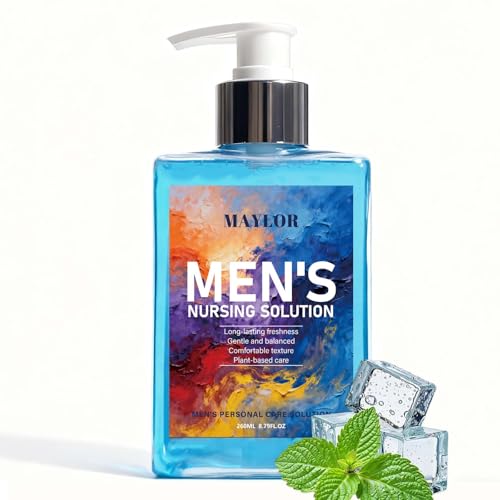MAYLOR Men’s Intimate Wash, pH Balanced Plant-Based Formula for S...