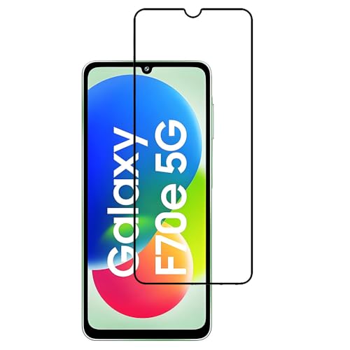 [2 Packs] Screen Protector for Samsung Galaxy F70e,Full Coverage Tempered Glass HD Clear Screen Guard for Samsung Galaxy F70e