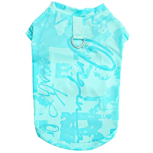 JPETTO犬服 Tシャツ 春夏 小型犬 中型犬 ドッグウェア Tシャツ パーカー 薄手 涼しい 通気性 犬用 パジャマ 日焼き防ぐ 脱毛保護 お散歩 お出かけ25-869グリーンS