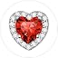 07.July(Ruby)-Heart Cut