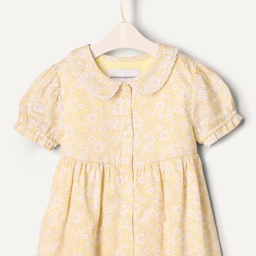 Amazon Essentials Baby-Girls Cotton Sateen Dress with Collar - Image 4