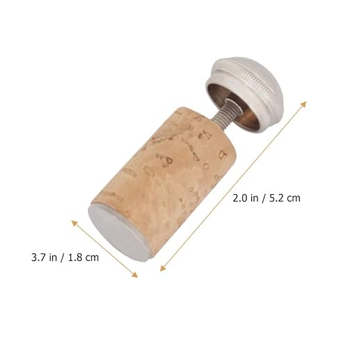 Beaupretty Flute Headjoint Replacement Cork Stopper Plug Natural Wood Flute Part Accessory for Wind Instrument Repair