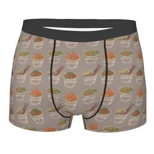 WESTCH Egg Cup Noodle Ramen Men'S Underwear - Comfortable, Performance-Oriented, Breathable Shorts With Soft-Feel, Stretchable And Anti-Chafing Properties For Everyday Use