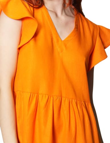 El mejor review de Vestido color salmón de esta semana. 9 Imagen adicional