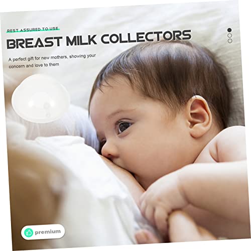 Healeved 2 Pçs Coletor De Leite Recipientes De Silicone Conchas De Silicone Acessórios Para Bomba De