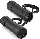 Enfoque ajustable Hinleise Mini telescopio monocular compacto de bolsillo 10 x 25