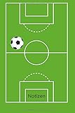  Notizen: für Fußballfans und Fußballer, für Pläne, Termine und Ziele, Schulheft, ca. A5