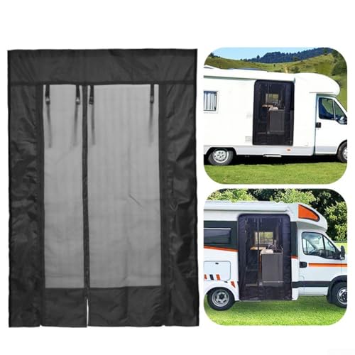 Moustiquaire aimantée camping-car en polyester haute densité robuste