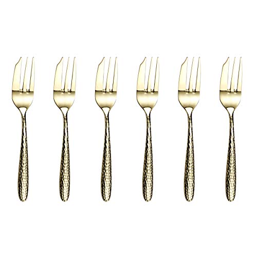 Lot de 6 fourchettes à pâtisserie Champagne Mirage Cover