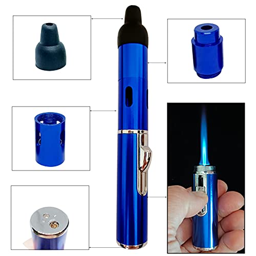 Encendedor antorcha recargable azul pack 2 miniatura 2