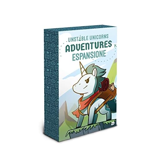 Asmodee - Unstable Unicorns: Adventures, Espansione del Gioco di Carte, Edizione in Italiano, 8576