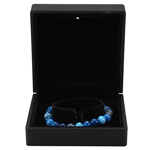 lahomie LED beleuchtete Ring Box, Anhänger Box, Armband Box, Halskette Box, Vorschlag Engagement Hochzeit Schmuck Box Set(Armband-Box) Cover