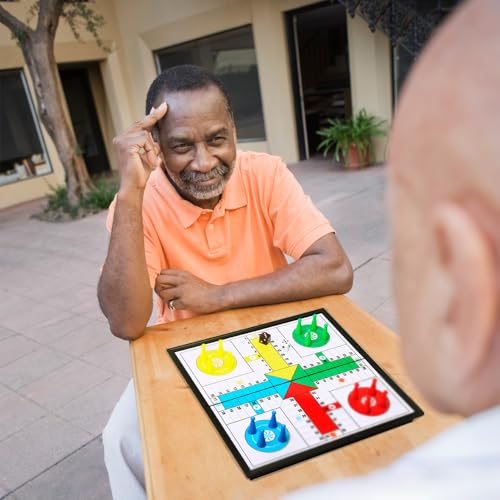 Juego de Mesa Ludo Mini Plegable Magnético 7.9" miniatura 6