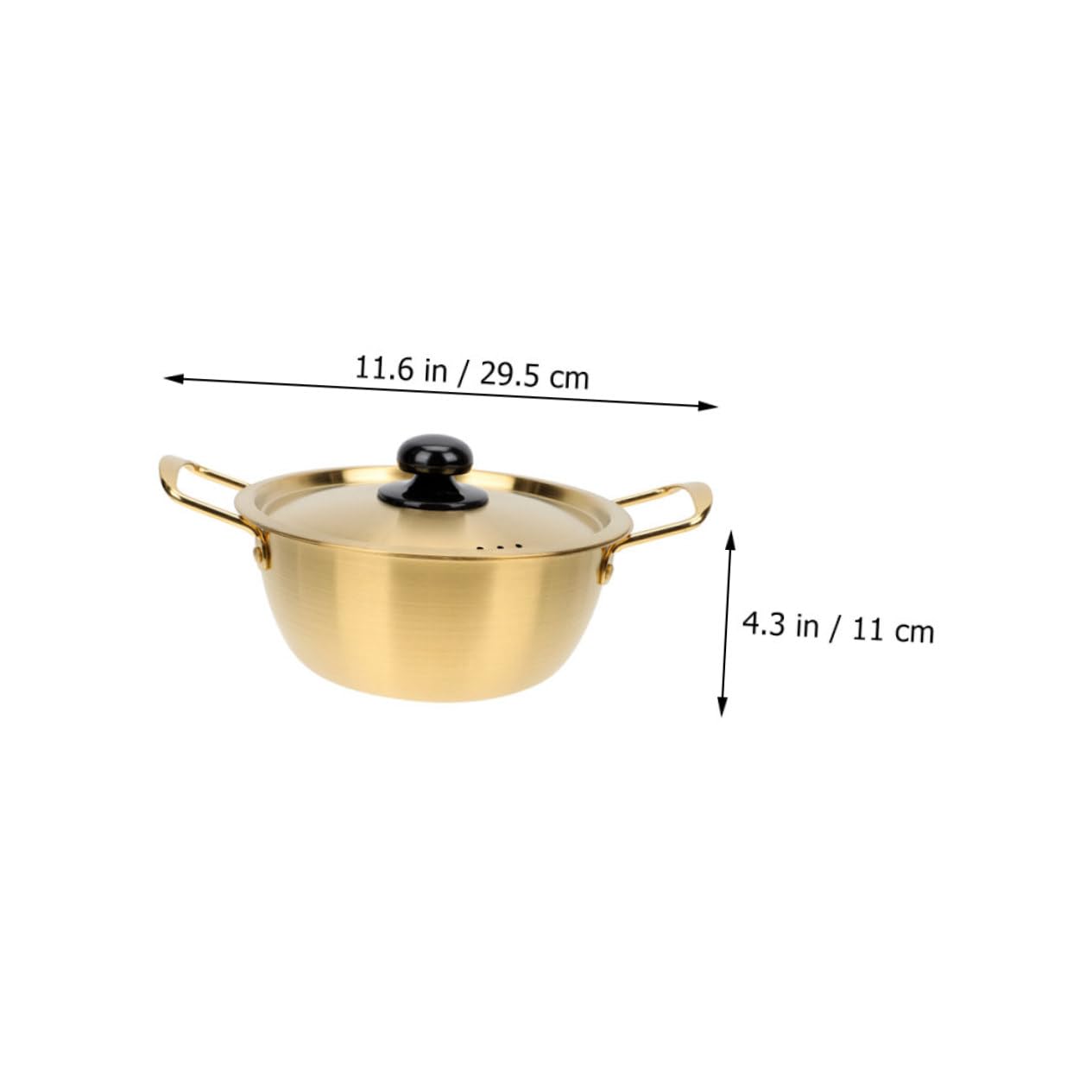 OFFSCH Congee Saucepan Soup Pot Lid Ramen Food Pot Easy to Clean Portable for Outdoor Activities