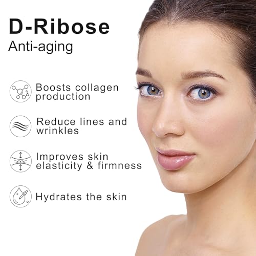 Ribose Cream, Ribose Sugar for Skin, Reduces Wrinkles, Moisturizer, Tightens & Firms the Skin, with D-Ribose Fractionated Coconut Oil and Grapeseed Oil, for All Skin Types, 2.5 oz Alternate view
