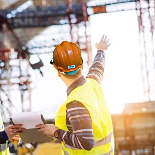 Image of LADWA Orange Heavy Duty Superior Safety Helmet, ISI Marked Industrial Protective Hard Hat for Construction, Factory and Outdoor Work Safety Applications (Pack of 1)
