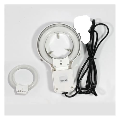 ラボ用顕微鏡アクセサリー 8 ワット蛍光リングランプ顕微鏡双眼三眼 Microscopio 220V ライト
