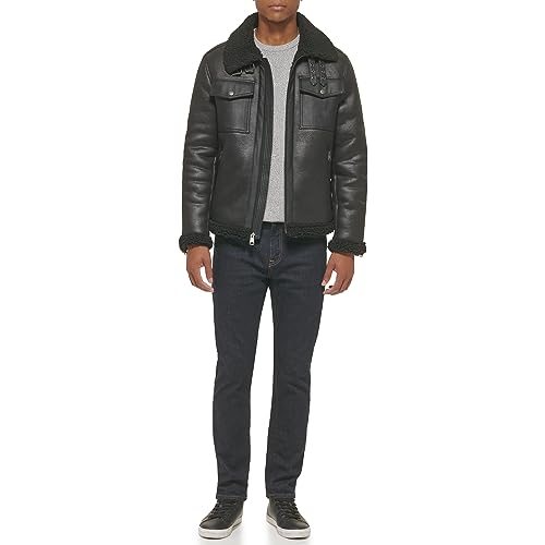 Image of Tommy Hilfiger Men's Tommy Hilfiger Men's Faux Shearling 2-pocket Aviator