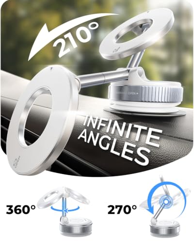 Image of MRGLAS 2026 Upgraded Vacuum Magnetic Phone Holders for Your Car