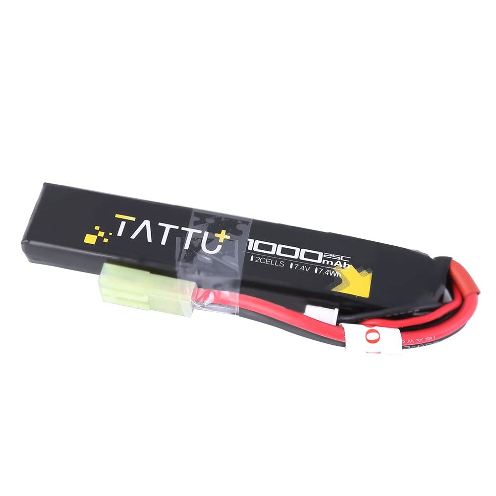 Buy Tattu 7.4V LiPo Airsoft Stick Battery 1000mAh 25C 2S Battery Pack