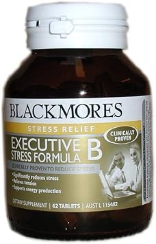 Black Moise Executive B Stress Formula, 62 Tablets