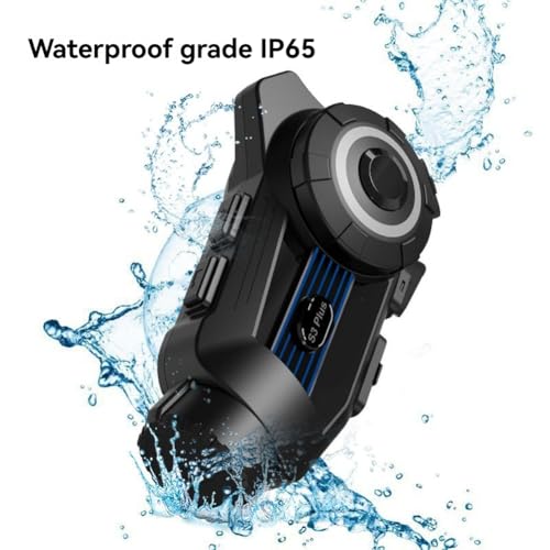 Intercom Moto Bluetooth S3 Plus et Caméra DVR 2K Grand Angle Étanche