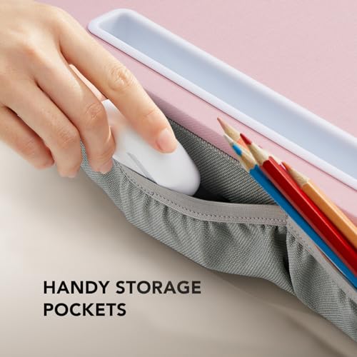 Bureau portable pour ordinateur sur le canapé avec coussin de confort - 7